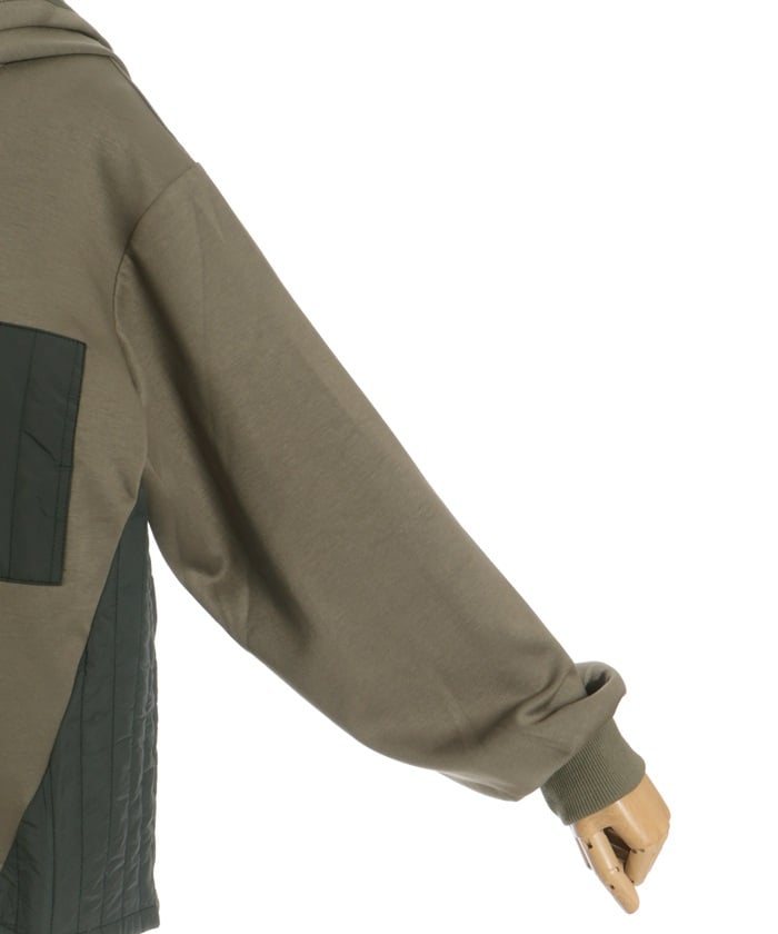 Quilting Panel Hoodie