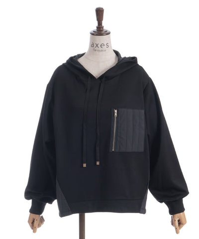 Quilting Panel Hoodie