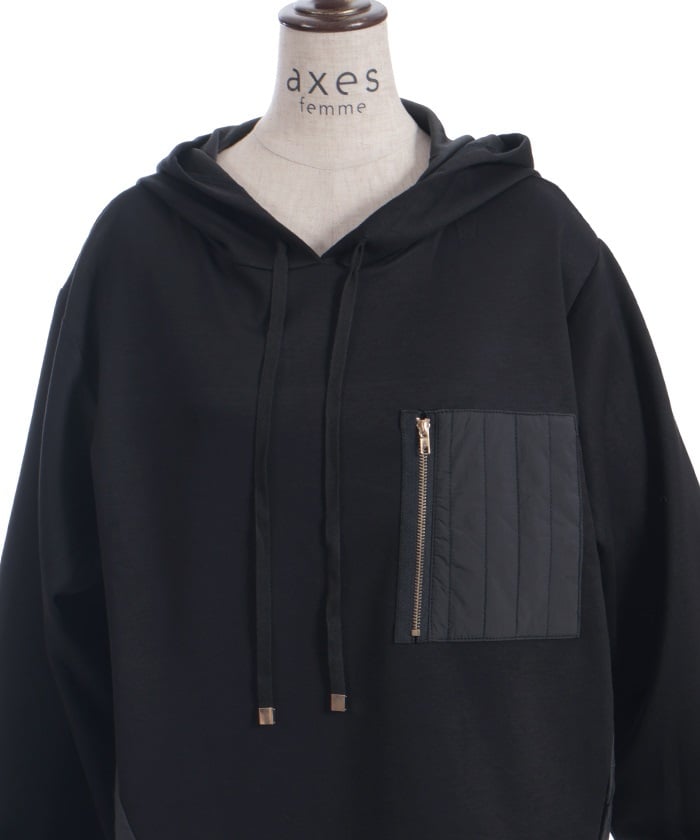 Quilting Panel Hoodie
