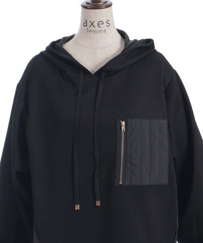 Quilting Panel Hoodie