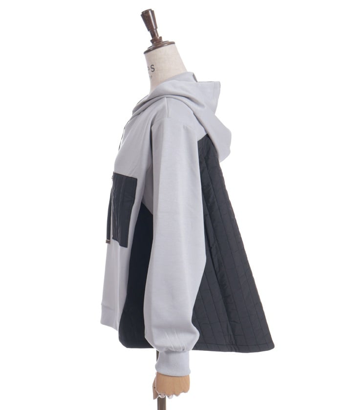 Quilting Panel Hoodie