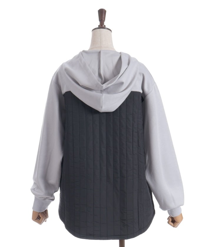 Quilting Panel Hoodie