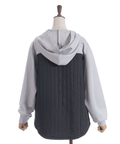 Quilting Panel Hoodie