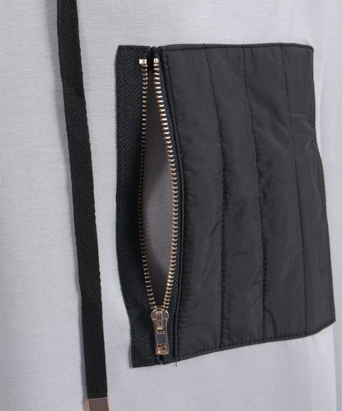 Quilting Panel Hoodie