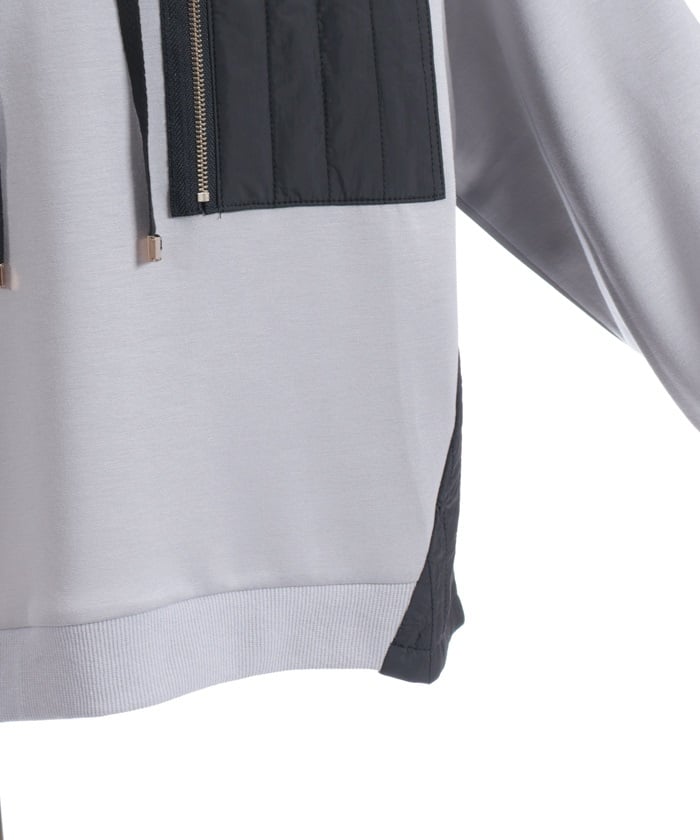 Quilting Panel Hoodie