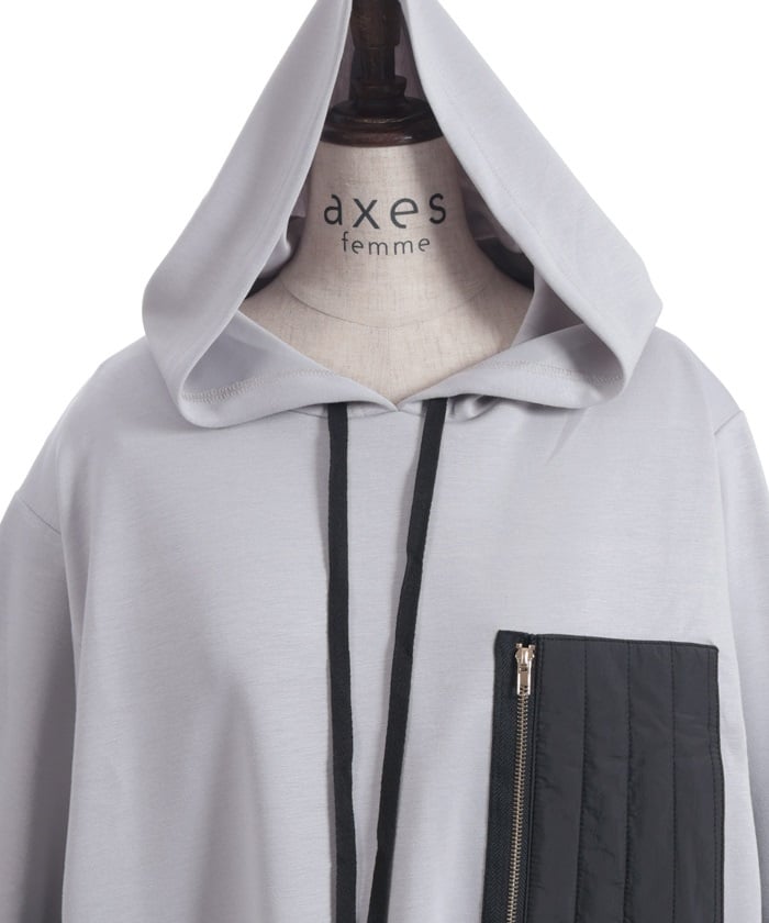 Quilting Panel Hoodie