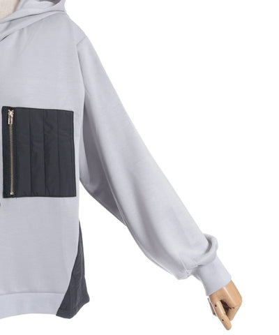 Quilting Panel Hoodie