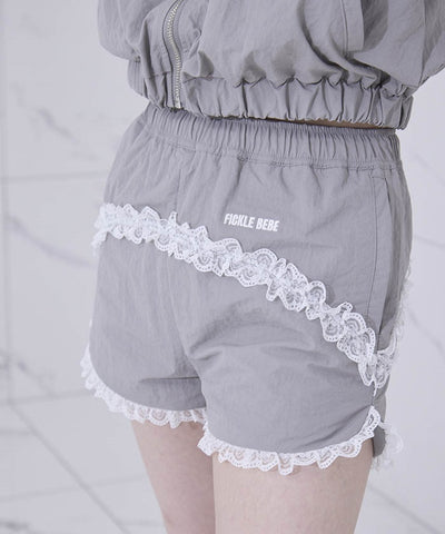 Fickle Bebe Frill Nylon Pants