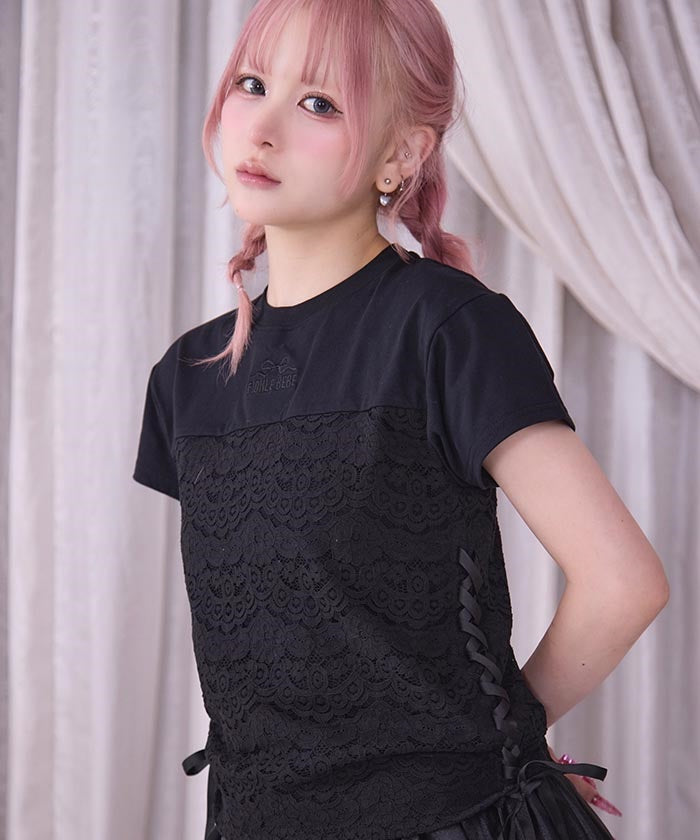 Lace Ribbon Tee