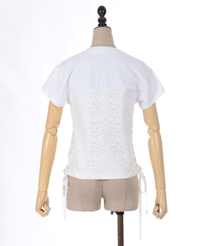 Lace Ribbon Tee