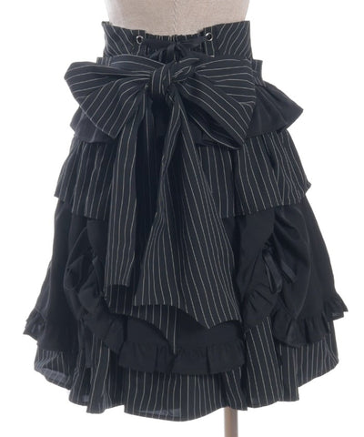 Striped Frill Skirt