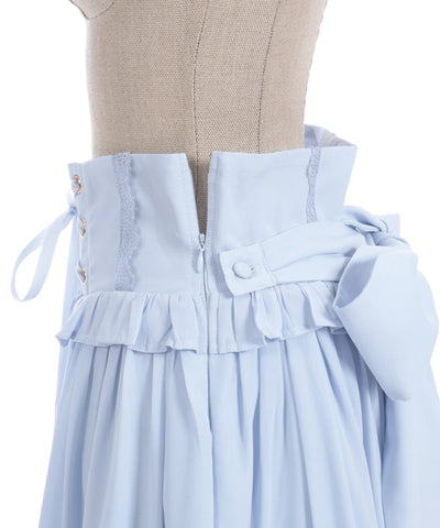 Lace-Up Frill Skirt