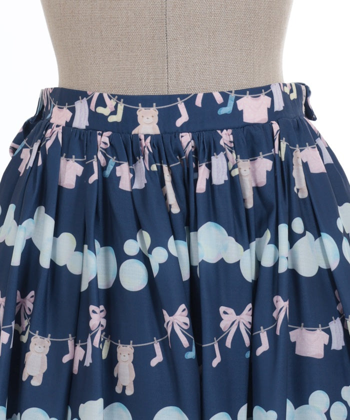 Laundry Pattern Skirt