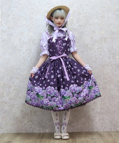 Hydrangea Jumper Skirt (Made to Order)