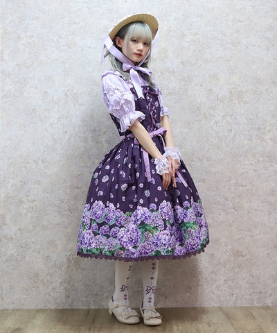 Hydrangea Jumper Skirt (Made to Order)