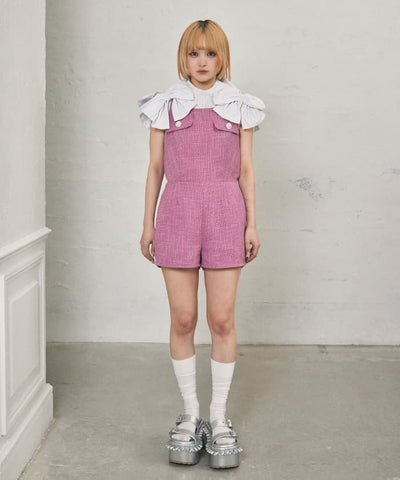 Summer Tweed Overalls