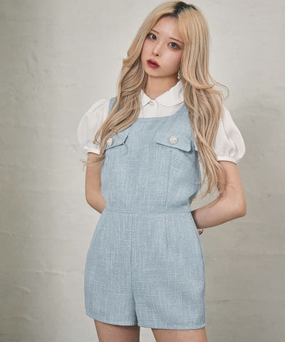 Summer Tweed Overalls