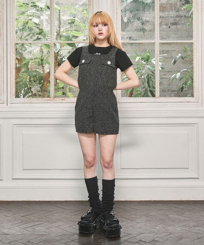 Summer Tweed Overalls