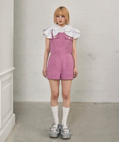 Summer Tweed Overalls