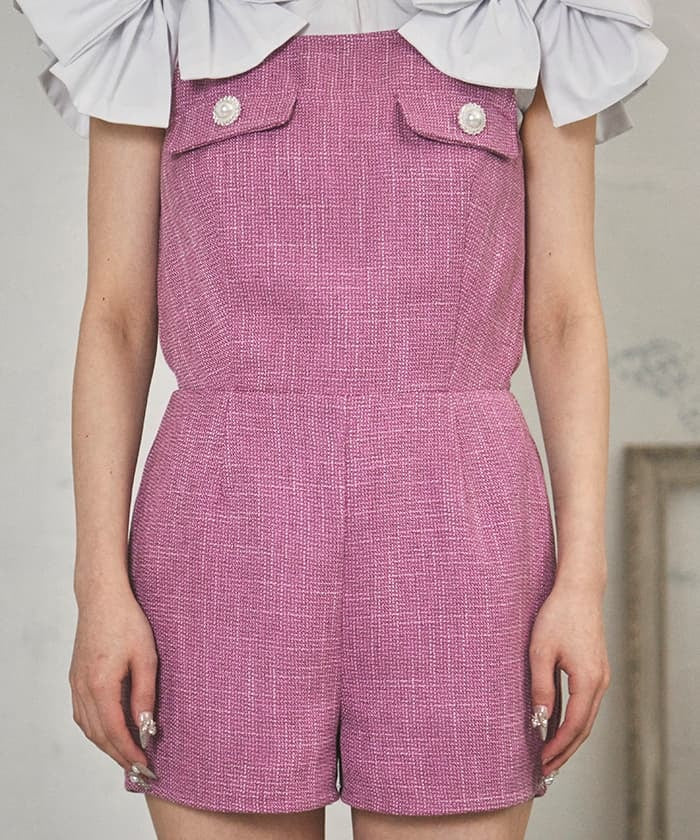 Summer Tweed Overalls