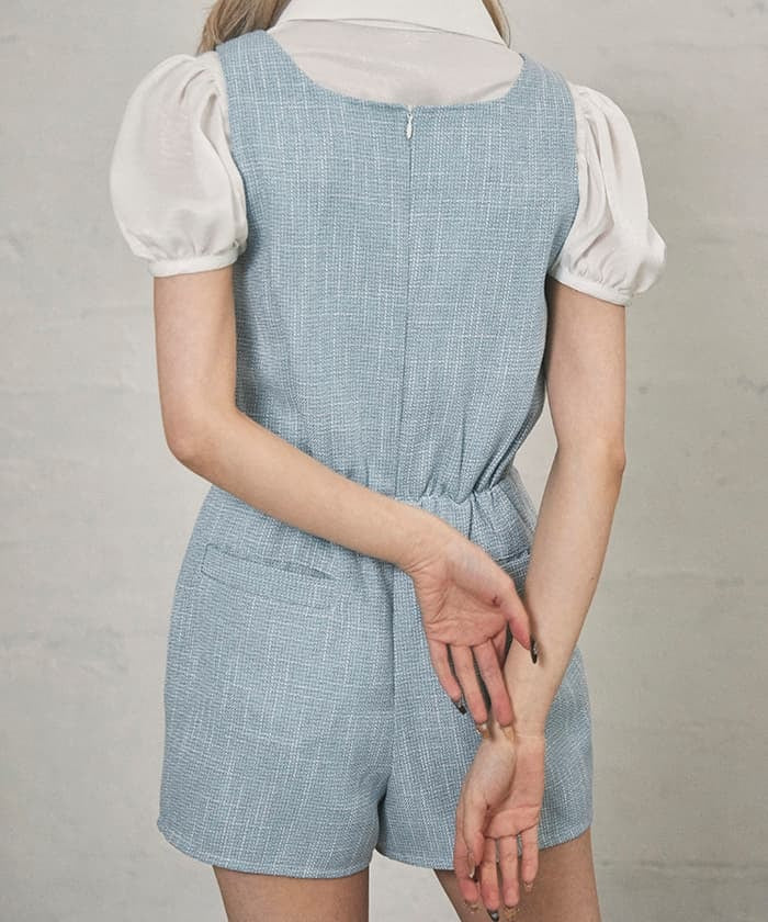 Summer Tweed Overalls