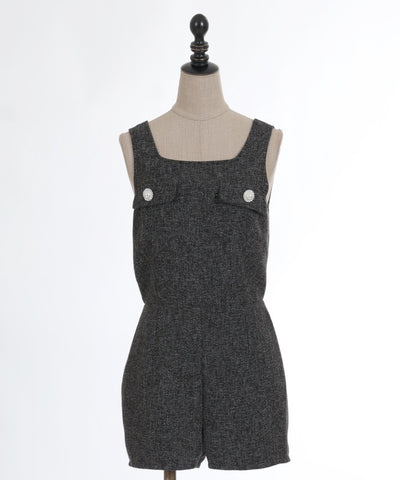 Summer Tweed Overalls