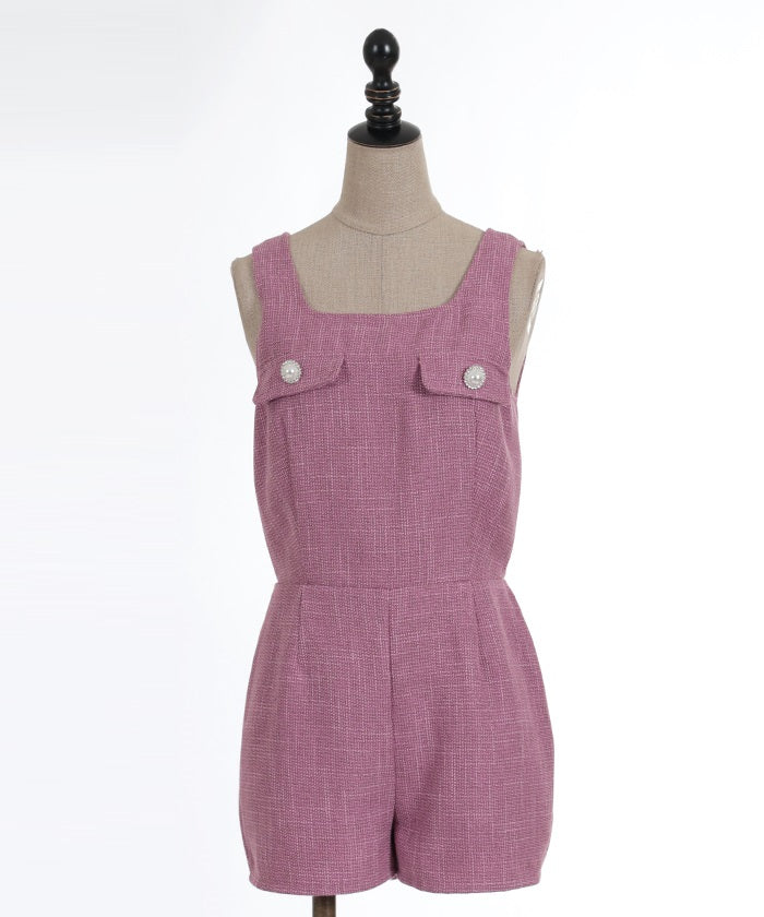 Summer Tweed Overalls