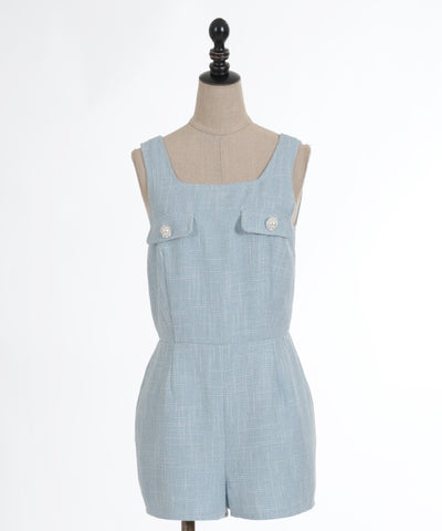 Summer Tweed Overalls