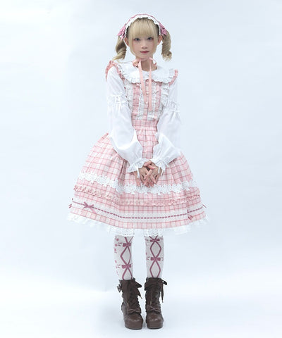 Tartan Plaid Jumper Skirt (2nd Pre-order)