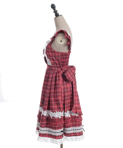 Tartan Plaid Jumper Skirt (2nd Pre-order)