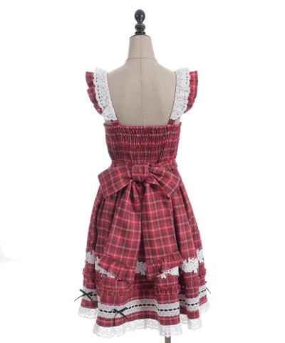 Tartan Plaid Jumper Skirt (2nd Pre-order)