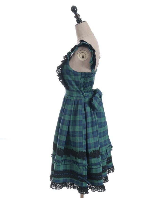 Tartan Plaid Jumper Skirt (2nd Pre-order)