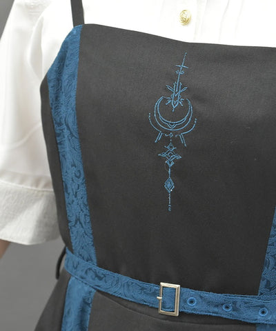 Embroidery Fishtail Dress