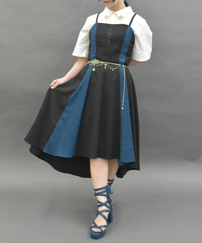 Embroidery Fishtail Dress