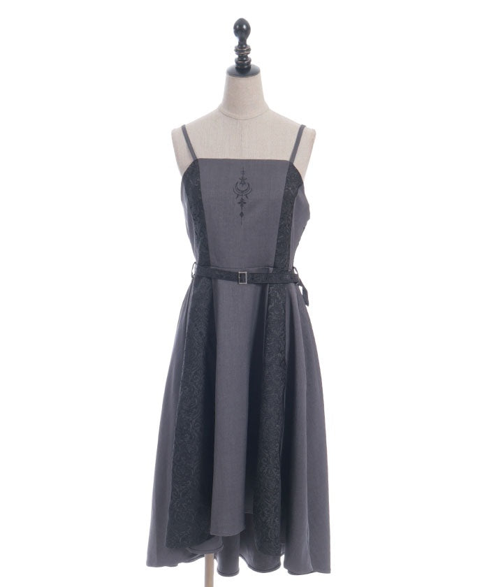 Embroidery Fishtail Dress