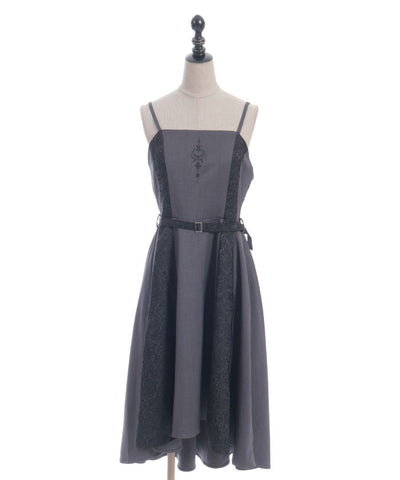 Embroidery Fishtail Dress