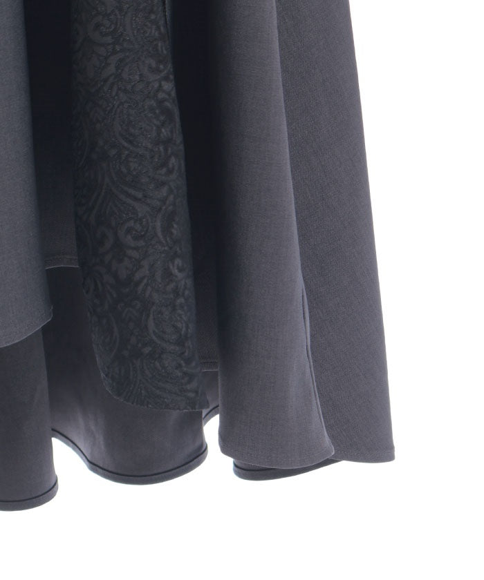 Embroidery Fishtail Dress