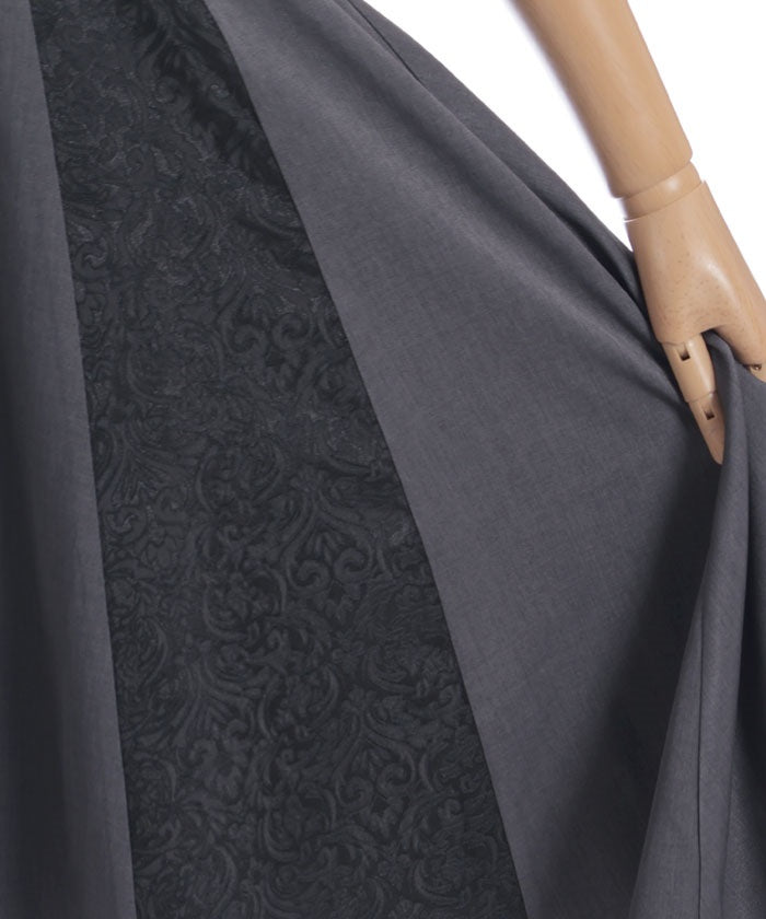 Embroidery Fishtail Dress