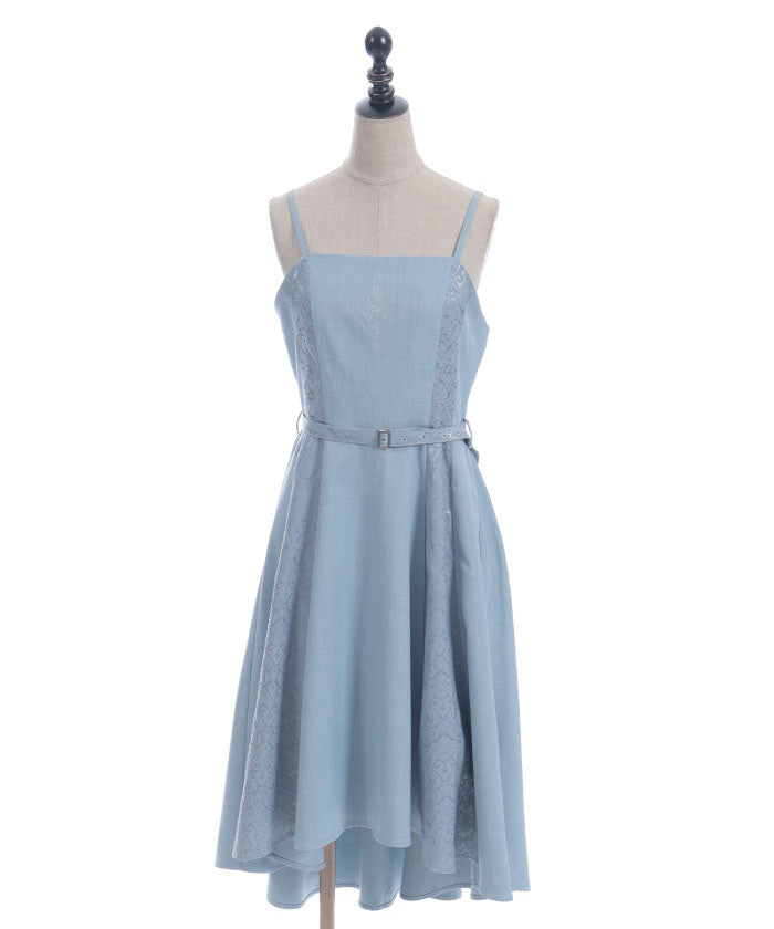 Embroidery Fishtail Dress