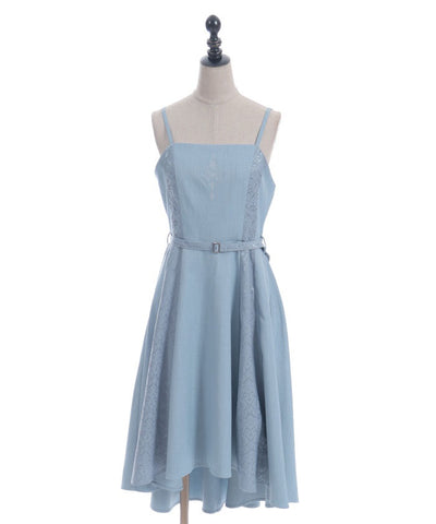 Embroidery Fishtail Dress
