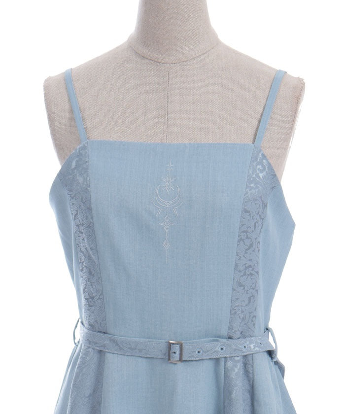 Embroidery Fishtail Dress
