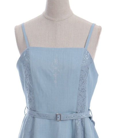Embroidery Fishtail Dress