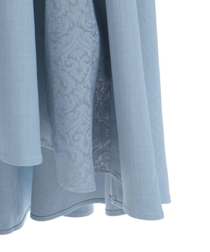 Embroidery Fishtail Dress