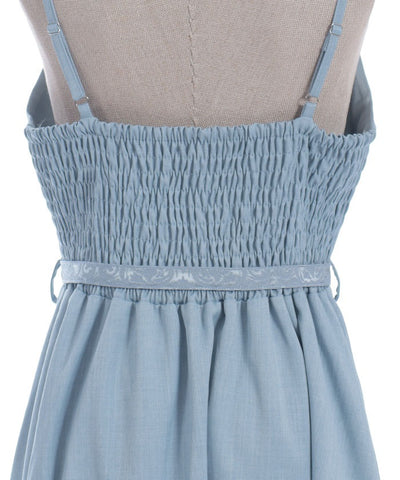 Embroidery Fishtail Dress