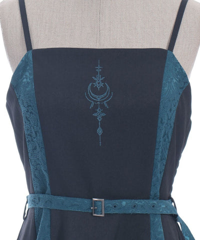 Embroidery Fishtail Dress