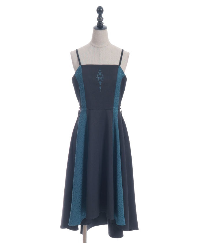 Embroidery Fishtail Dress