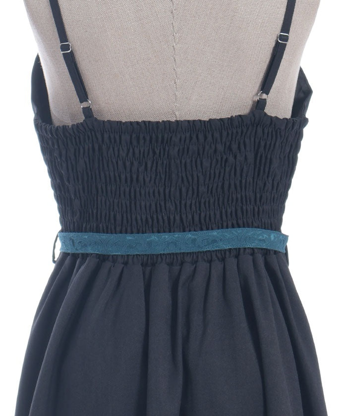 Embroidery Fishtail Dress