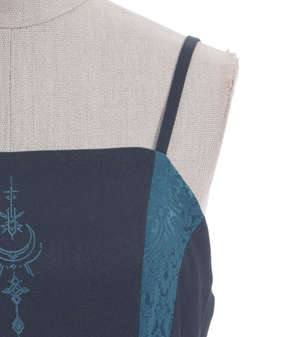 Embroidery Fishtail Dress