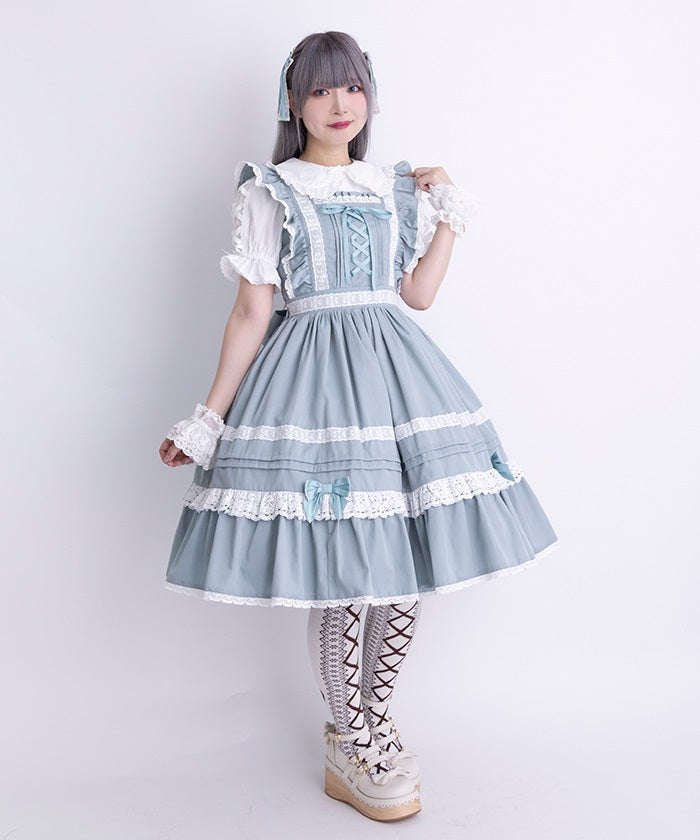Happy Frill Jumper Skirt Set – axes femme from JAPAN