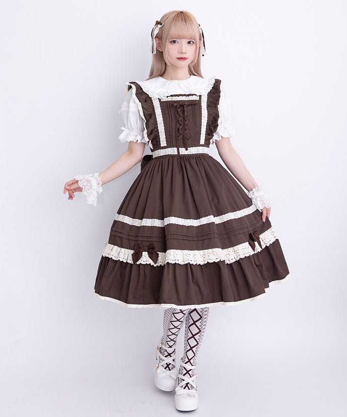 Happy Frill Jumper Skirt Set – axes femme from JAPAN